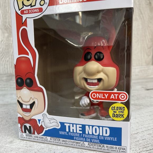 Funko Pop The Noid 17 Target Exclusive New Non Mint Box Funko Pop Domino’s Glows - Picture 8 of 8